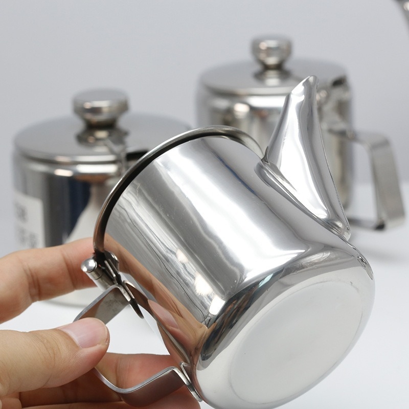 Ceainic din oțel inoxidabil pentru apă rece, potrivit pentru ceai și băuturi calde, set cu ceașcă de cafea