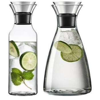 Ceainic din sticlă cu capacitate mare, pentru apă caldă și rece, set de carafe pentru suc