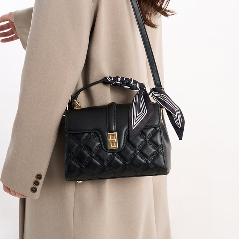 Ženska crossbody torba s dijamantnim uzorkom, jesen 2025 izdanje, velika kapaciteta, svakodnevna torba preko ramena
