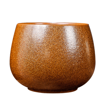 Vas din ceramică brută în stil Jianshui pentru resturi de ceai, cu recipient pentru spălarea ceaiului și bazin Zen din ceramică, pentru ceremonia ceaiului acasă