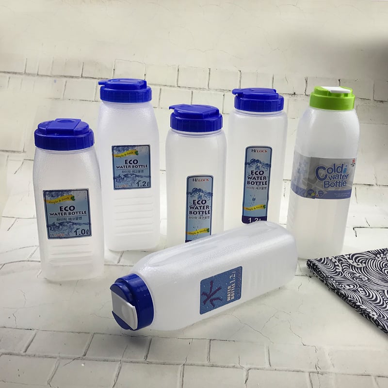 Sticlă de apă din plastic, stil coreean, capacitate mare, recipient pentru apă la domiciliu