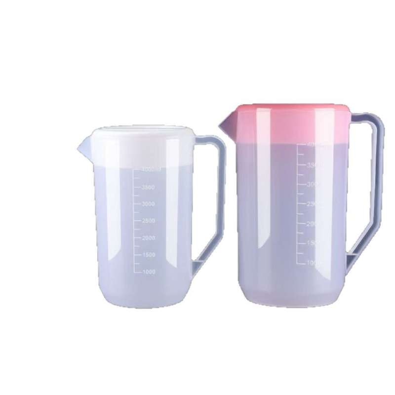 Recipient din plastic pentru apă rece cu logo personalizat, cană pentru băuturi, capac, pahar de măsurare, cadou, capacitate mare