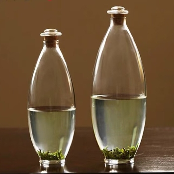 Sticlă pentru ceai verde, infuzie la rece și fierbinte, manuală, sticlă groasă rezistentă la căldură, vază, stil Nordic, set ceai cu condensare