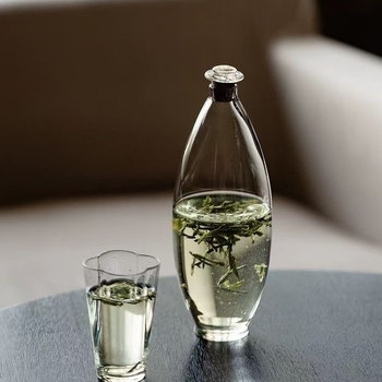 Sticlă pentru ceai verde, infuzie la rece și fierbinte, manuală, sticlă groasă rezistentă la căldură, vază, stil Nordic, set ceai cu condensare