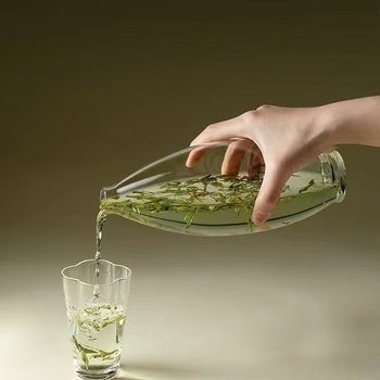 Sticlă pentru ceai verde, infuzie la rece și fierbinte, manuală, sticlă groasă rezistentă la căldură, vază, stil Nordic, set ceai cu condensare
