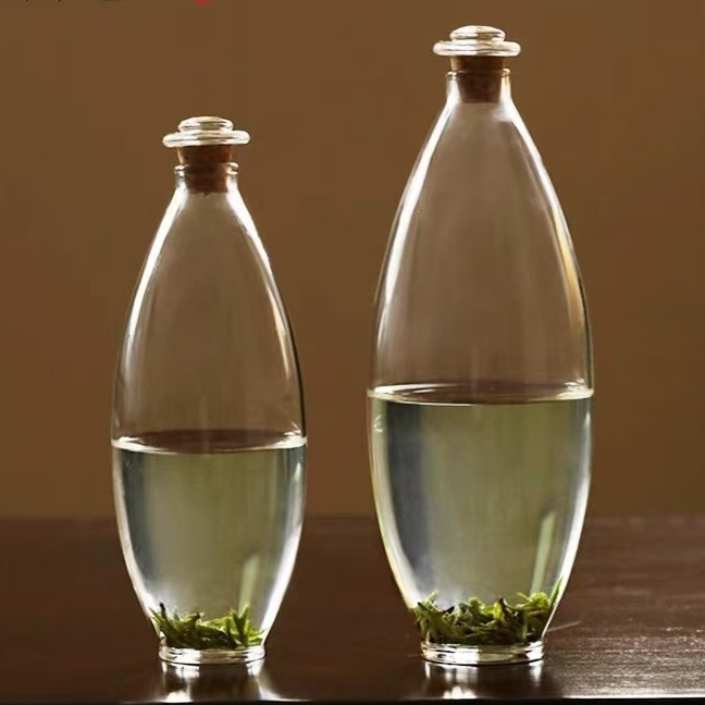 Sticlă pentru ceai verde, infuzie la rece și fierbinte, manuală, sticlă groasă rezistentă la căldură, vază, stil Nordic, set ceai cu condensare