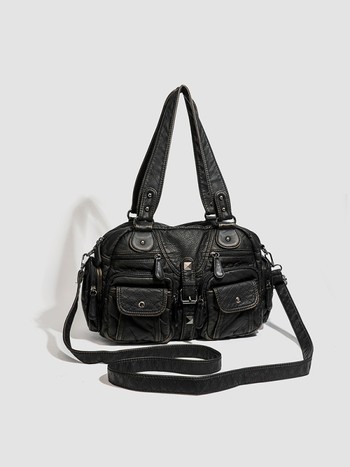 25 novih ženskih torbi za rame s višestrukim džepovima, velikim kapacitetom, Y2K pran PU crossbody torba