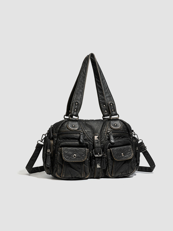 25 novih ženskih torbi za rame s višestrukim džepovima, velikim kapacitetom, Y2K pran PU crossbody torba