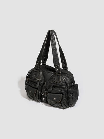 25 novih ženskih torbi za rame s višestrukim džepovima, velikim kapacitetom, Y2K pran PU crossbody torba