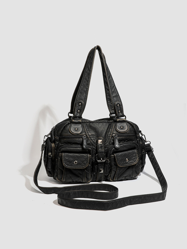 25 novih ženskih torbi za rame s višestrukim džepovima, velikim kapacitetom, Y2K pran PU crossbody torba