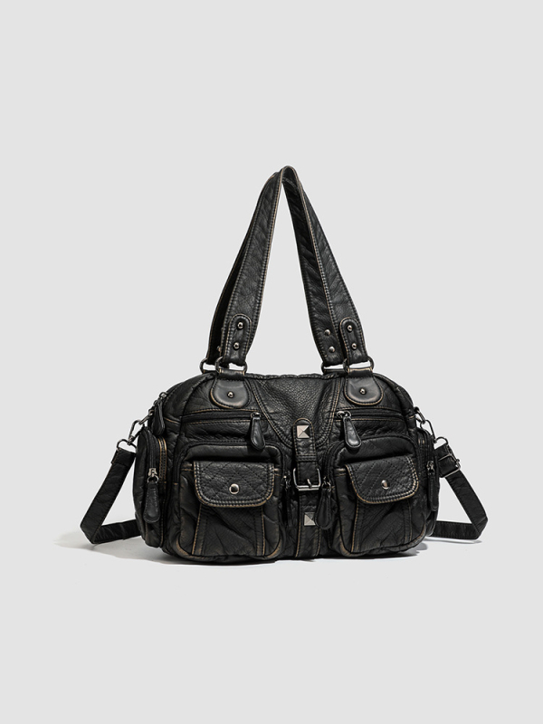 25 novih ženskih torbi za rame s višestrukim džepovima, velikim kapacitetom, Y2K pran PU crossbody torba