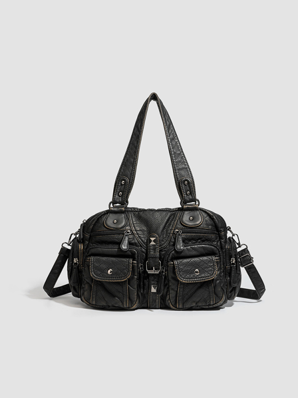 25 novih ženskih torbi za rame s višestrukim džepovima, velikim kapacitetom, Y2K pran PU crossbody torba