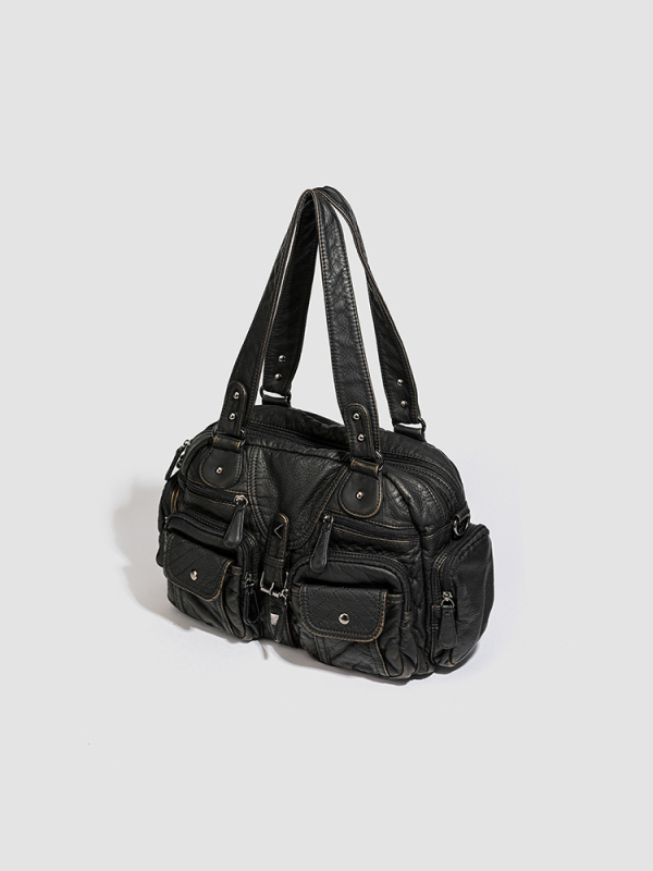 25 novih ženskih torbi za rame s višestrukim džepovima, velikim kapacitetom, Y2K pran PU crossbody torba