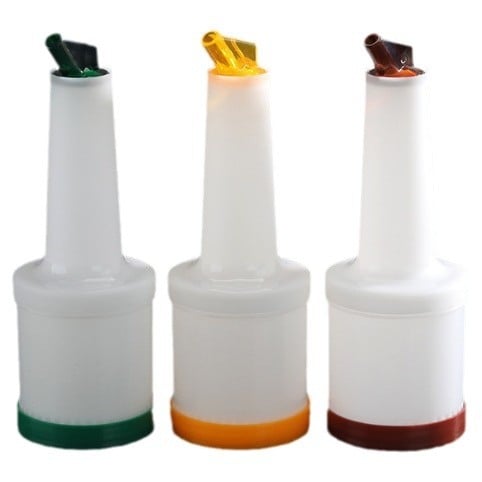 Sticlă din plastic pentru bar – capacitate mare pentru suc, apă rece și sos