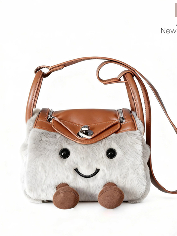 Geely Cat Jely pliš torbica za lutke, mini Lindy crossbody torba, torba tipa doktor