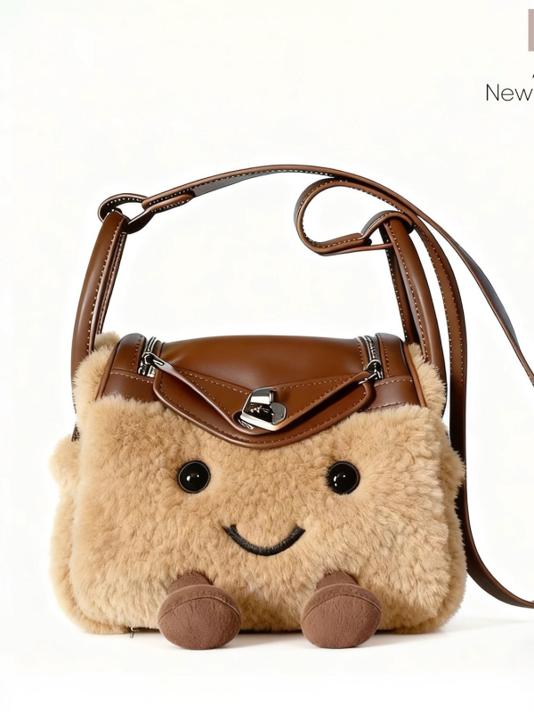 Geely Cat Jely pliš torbica za lutke, mini Lindy crossbody torba, torba tipa doktor