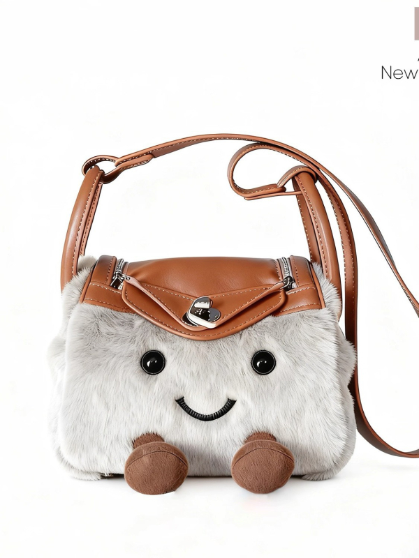Geely Cat Jely pliš torbica za lutke, mini Lindy crossbody torba, torba tipa doktor