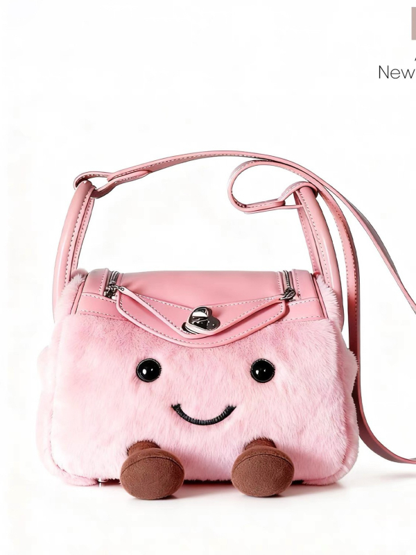 Geely Cat Jely pliš torbica za lutke, mini Lindy crossbody torba, torba tipa doktor