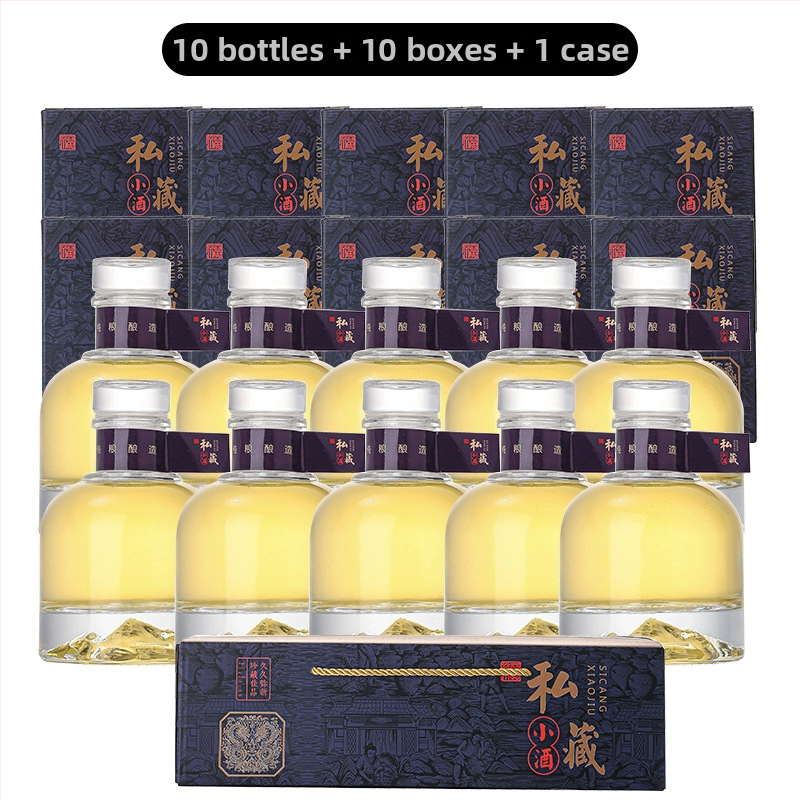 100 ml sklenená fľaša na víno s rôznymi uzávermi a balením – prázdna fľaša na DIY