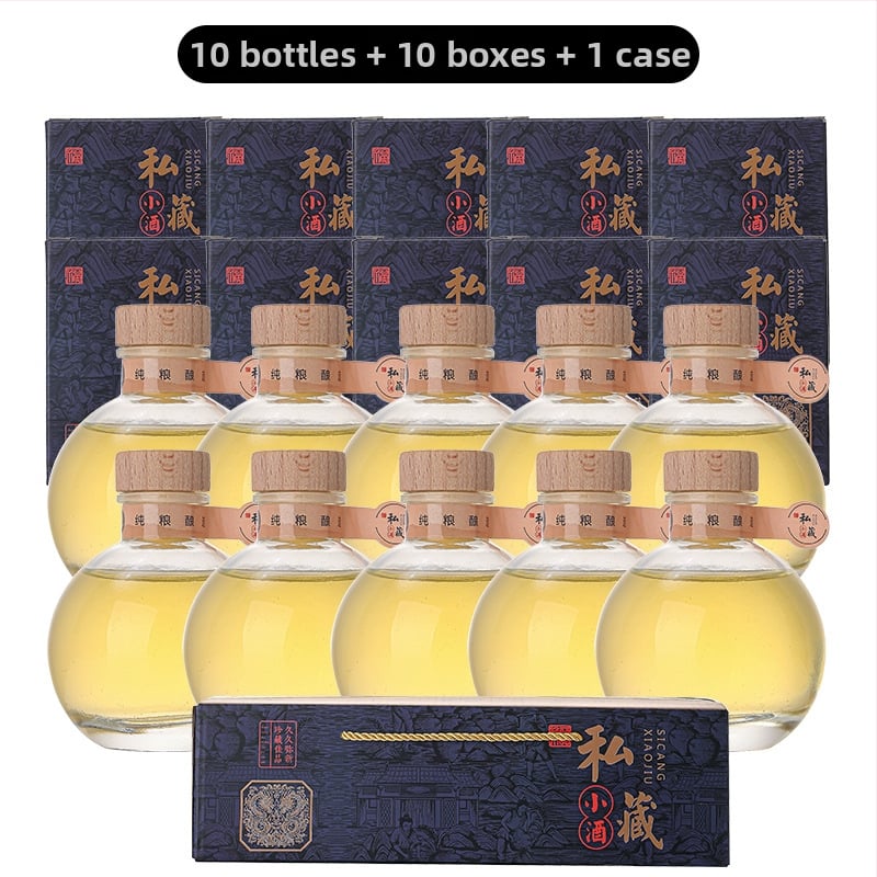 100 ml sklenená fľaša na víno s rôznymi uzávermi a balením – prázdna fľaša na DIY