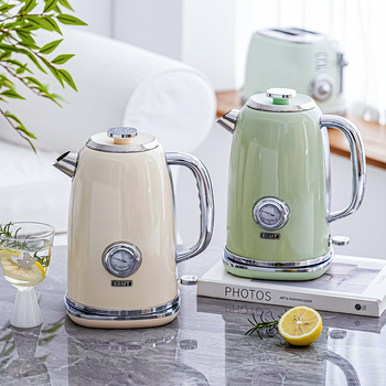 Fierbător electric KGMT pentru uz casnic, capacitate 1,8 L, silențios, oprire automată, stil britanic