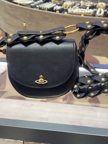 Empress Saturn 2025 Mala ženska torbica od PU kože: ručna, na ramenu, crossbody, sedlovog stila, ispod pazuha