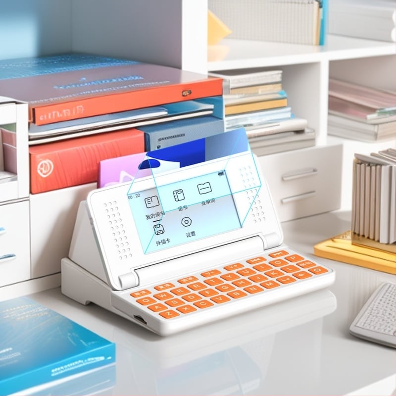 Dispozitiv de învățare a vocabulelor cu pronunție reală, dicționar electronic cu ecran e-ink pentru protecția ochilor, sincronizat cu engleza pentru învățământul primar până la liceu, portabil