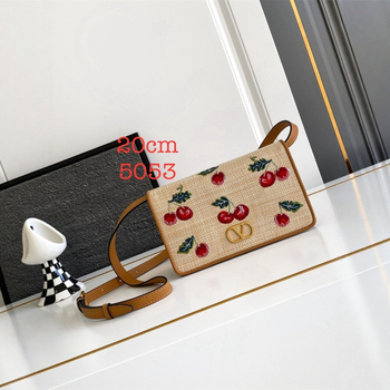 Torba za pazuh s čipkastom vezenom trešnje, mini kvadratnog oblika, crossbody preko ramena, lagani luksuz
