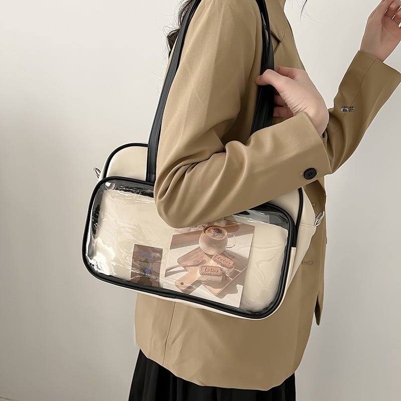 Kockasta ženska Tote torba, PU koža, velik kapacitet, za ramenu ili crossbody, Ruiyingzizhi