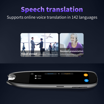 S65 Pix de traducere internațional pentru scanare, cu traducere offline prin fotografie, suport multilingv (chineză, engleză, germană, franceză, japoneză, coreeană, cantoneză tradițională), corp ABS, dimensiuni 152×32.6×14.5 mm, greutate 90 g