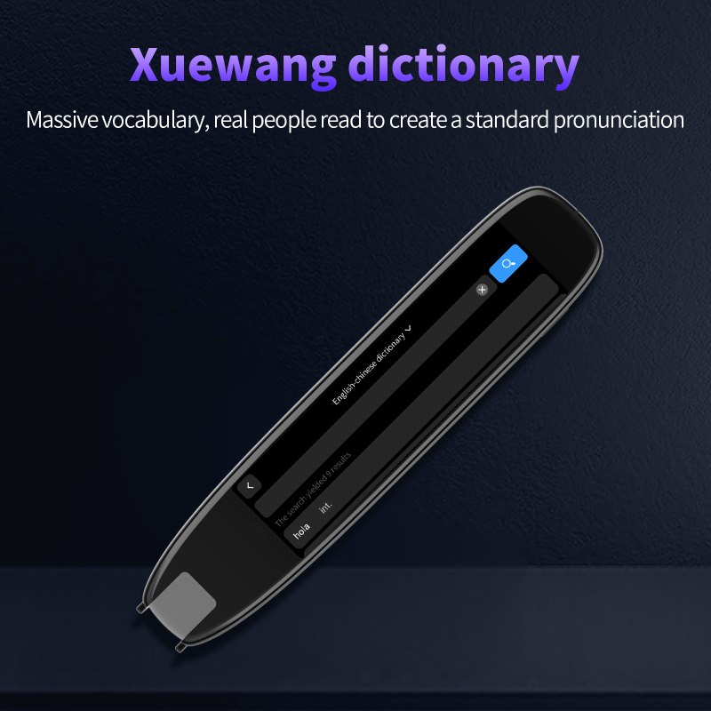 S65 Pix de traducere internațional pentru scanare, cu traducere offline prin fotografie, suport multilingv (chineză, engleză, germană, franceză, japoneză, coreeană, cantoneză tradițională), corp ABS, dimensiuni 152×32.6×14.5 mm, greutate 90 g