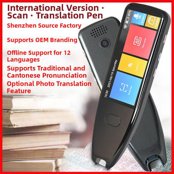 Pix de traducere multilingv, pix de citire universal, pix de scanare a meniului în 12 limbi, pix dicționar versiune internațională, procesare personalizabilă