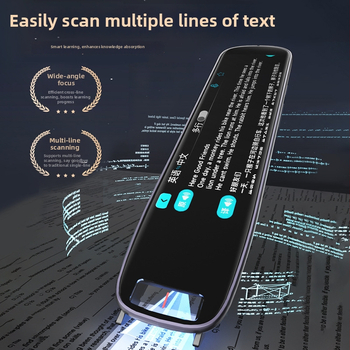 Zhuangyuanlang X12 Stilou inteligent de citire în engleză, dicționar pentru toate materiile, traducere și scanare de cuvinte, memorie de 512 GB