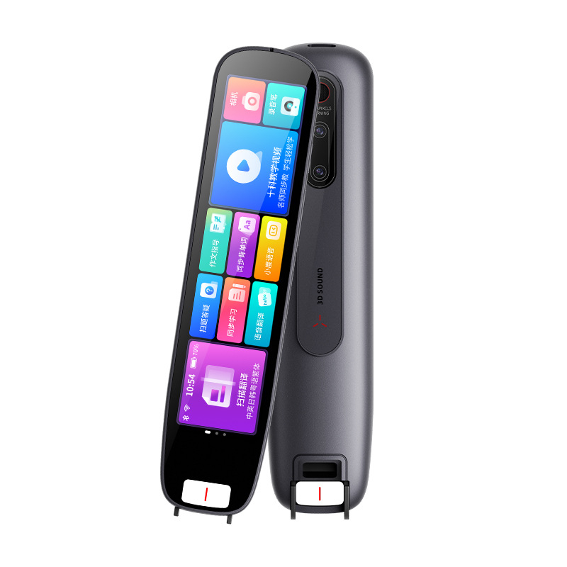 Zhuangyuanlang X12 Stilou inteligent de citire în engleză, dicționar pentru toate materiile, traducere și scanare de cuvinte, memorie de 512 GB