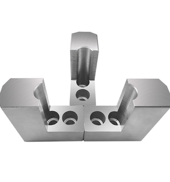 Mandrină hidraulică cu fălci moi de tip L, prindere cu trei fălci, fălci hidraulice mărite și groase, 6-8 inchi pentru strung CNC