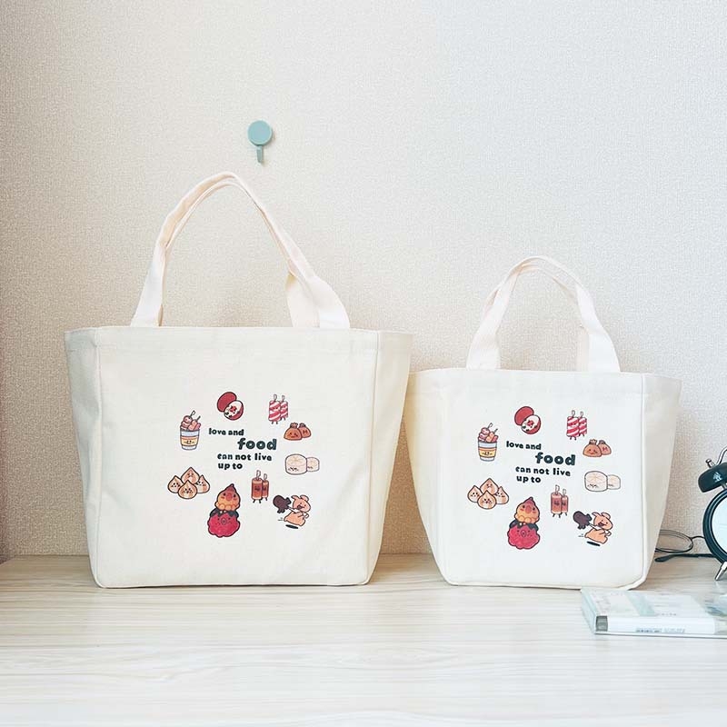 Ženska platnena torba za posao, mala ručna torba, korejski Mori stil, minimalistička torba za ručak