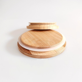 Capac din bambus gros, stil minimalist, pentru ceașcă, rotund pentru ceai și cafea, accesorii de bucătărie