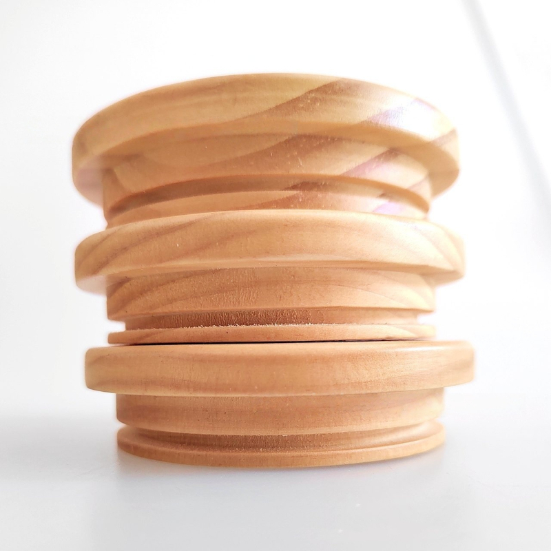 Capac din bambus gros, stil minimalist, pentru ceașcă, rotund pentru ceai și cafea, accesorii de bucătărie