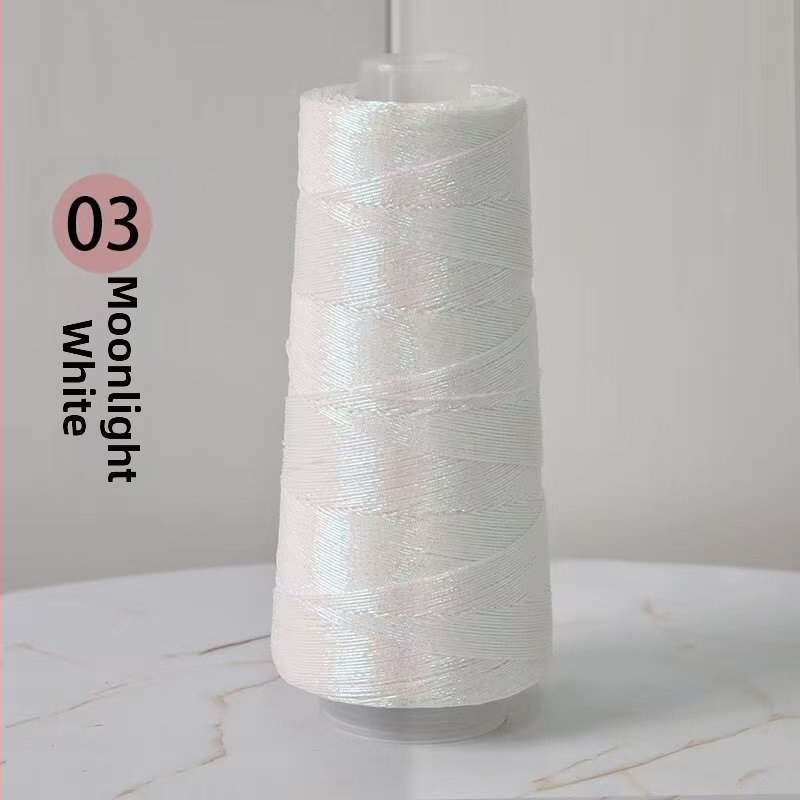 Zlatá a strieborná jadrová priadza, Feve štýlu lesklá kovová priadza na DIY kabelky