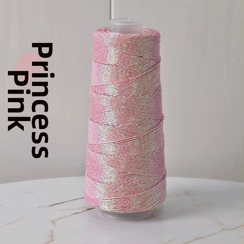Zlatá a strieborná jadrová priadza, Feve štýlu lesklá kovová priadza na DIY kabelky