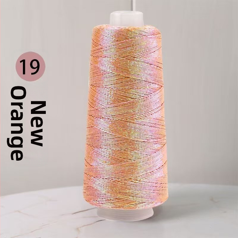 Zlatá a strieborná jadrová priadza, Feve štýlu lesklá kovová priadza na DIY kabelky