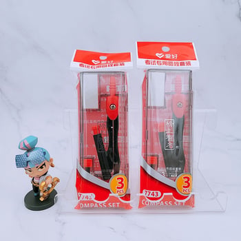 Metalni kompas set model 7743 za crtanje, podesivi raspon 1–12
