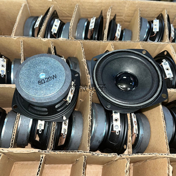 Mini stereo zvučnik za računalo, 3 inča, cijeli raspon, vanjski magnet, crna keramika