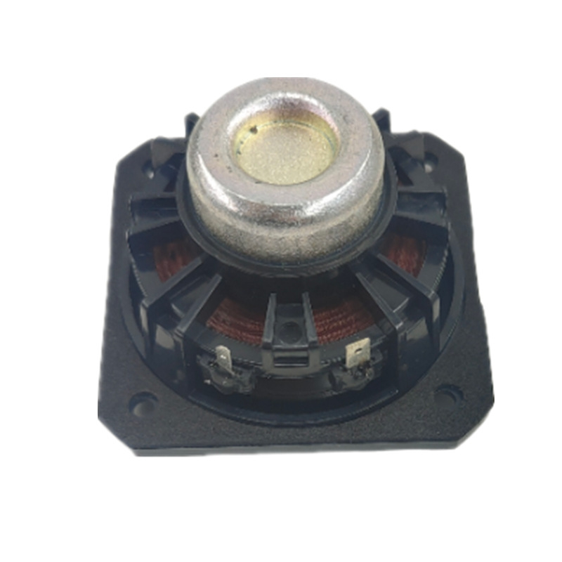 4 Ω/8 Ω, 25 W, 3 inča, 78×78 mm, NdFeB unutarnji magnet, zvučnik punog raspona, jedinstvena vokalna kvaliteta i elegantan dizajn