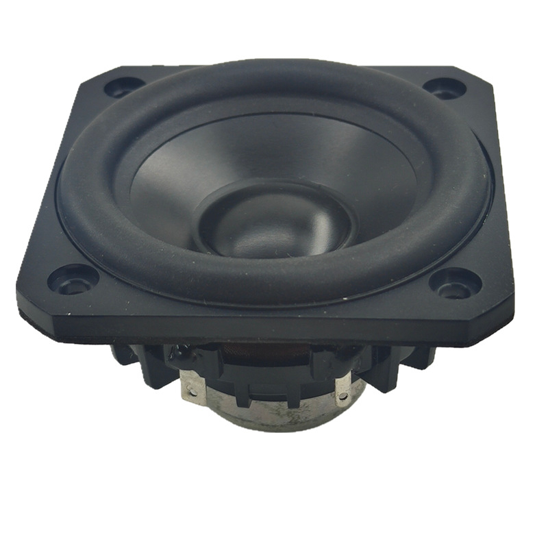 4 Ω/8 Ω, 25 W, 3 inča, 78×78 mm, NdFeB unutarnji magnet, zvučnik punog raspona, jedinstvena vokalna kvaliteta i elegantan dizajn