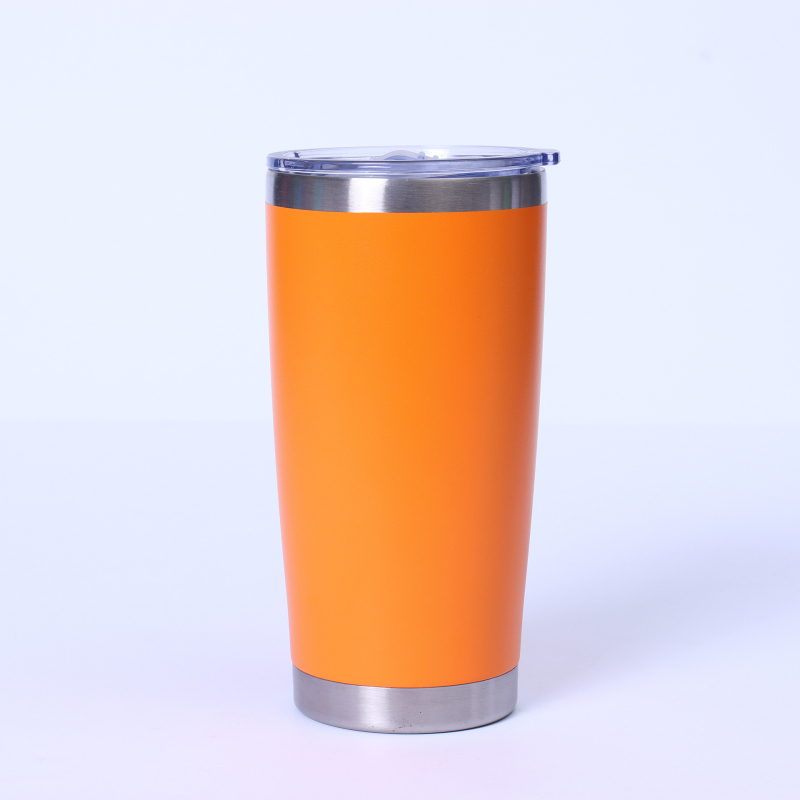 Cupe auto cu pereți dubli, 20 oz, cu capac, din oțel inoxidabil 304, termos izolat portabil