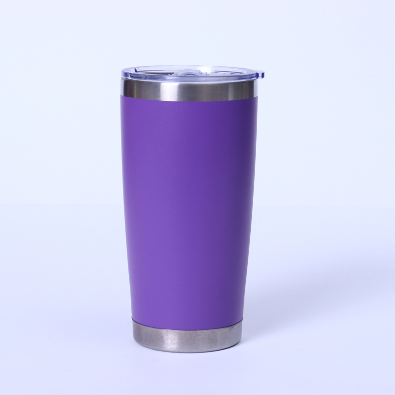 Cupe auto cu pereți dubli, 20 oz, cu capac, din oțel inoxidabil 304, termos izolat portabil