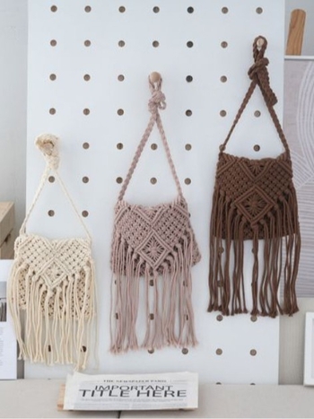 Casual crossbody torba s pletenom od slame, korejskog retro stila, jedno rame, ljetna plažna torba