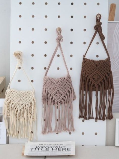 Casual crossbody torba s pletenom od slame, korejskog retro stila, jedno rame, ljetna plažna torba