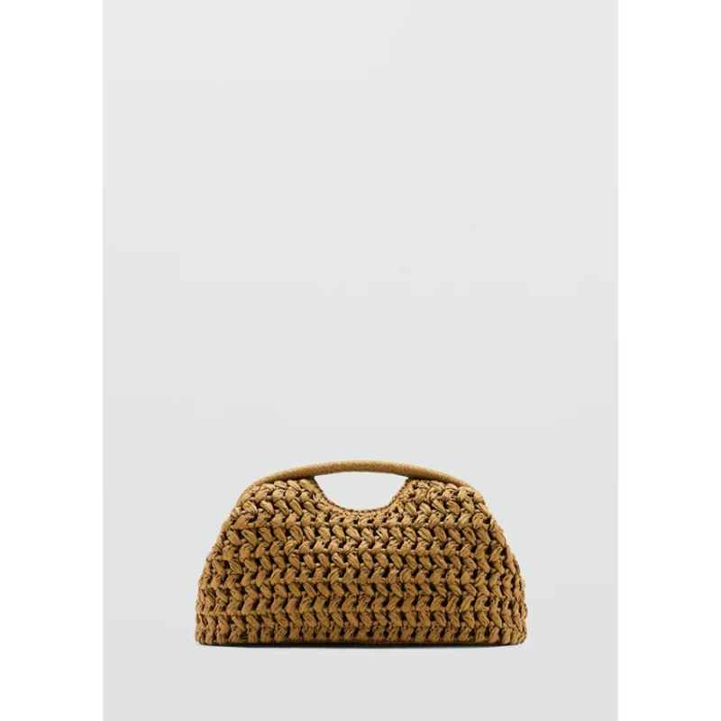 Ručna pletena ženska torbica od slame, 2026 novi model — mala torba za rame i crossbody s lancem, urbanog stila